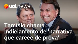 Bolsonaro indiciado Tarcísio chama indiciamento de narrativa que carece de prova [upl. by Detta]