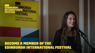 Nicola Benedetti on Membership at the Edinburgh International Festival [upl. by Tnecnivleahcim]