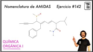 Nomenclatura de amidas ejercicio 142 [upl. by Fording905]