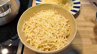 Käsespätzle  Cheesy German Egg Noodles [upl. by Lacefield]