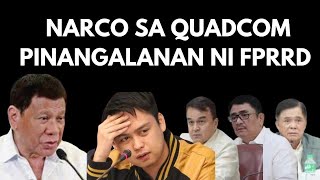 NARCO SA QUDCOM PINANGALANAN NA NI TATAY DIGONG [upl. by Siulegroj]