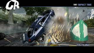 Burnout 3 Takedown  PS2 PCSX2  1080p60 FPS  3673 Racing WT  Frozen Peak  FaceOff 1 [upl. by Neslund]