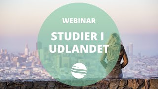 Webinar Study abroadudveksling via Studysea [upl. by Michaele]