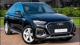 Approved used  Audi Q5 Sportback S line 50 TFSI e quattro 299 PS S tronic at Stafford Audi [upl. by Cal]