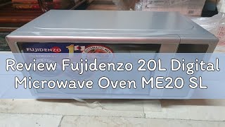 Review Fujidenzo 20L Digital Microwave Oven ME20 SL [upl. by Elpmet]