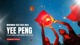 Yee Peng Lantern Festival 2024  Chiang Mai [upl. by Pincince289]