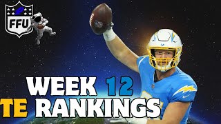 Week 12 Fantasy Football TE Rankings Top 30 [upl. by Sylram]