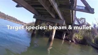 fishing spots victoria EP1 Anglesea river  underwater HD [upl. by Leavy]