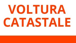 voltura catasto telematica  esempio di compilazione di una riunione di usufrutto [upl. by Melar]