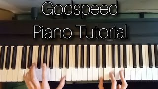 Godspeed  Shayfer James Piano Tutorial [upl. by Icken]