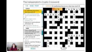 Advanced Cryptic Crossword Solving Devious Clues 101 [upl. by Saylor320]