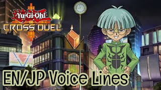 ENJP All Weevil UnderwoodInsector Haga Voice Lines YuGiOh Cross Duel [upl. by Jedidiah]