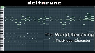 Deltarune The World Revolving for Piano [upl. by Anircam579]