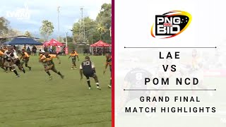 Lae vs Pom NCD  PNG NRL Bid  Match Highlights  Day 2  Grand Final [upl. by Murrah810]