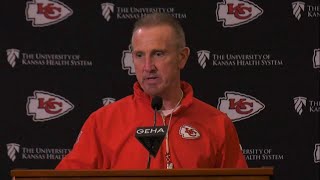 Chiefs defensive coordinator Steve Spagnuolo discusses preparations for the AFC Championship game [upl. by Christabella]