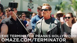 Arnold Pranks Fans as the Terminatorfor Charity [upl. by Hughes]