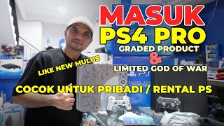 MASUK LAGI PS4 PRO LIMITED GOW amp GRADED PRODUCT SANGAT REKOMENDED UNTUK RENTAL PS [upl. by Chemaram387]