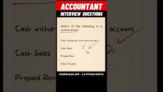 Accountant Interview Questions Accounting Journal Entries gst taxation [upl. by Macmullin]