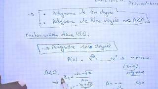 12 factorisation de Polynôme du second degré en facteurs irréductibles dans RX et CX [upl. by Maxantia]