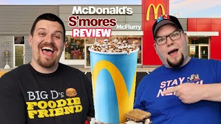 NEW McDonalds Smores McFlurry Review [upl. by Chappy]