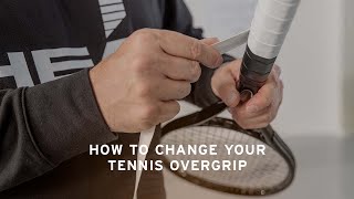 How to change Your Tennis Overgrip  HEAD [upl. by Parthena]