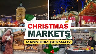 Indulge in Delights at MANNHEIM CHRISTMAS MARKETS 2023 4K  MouthWatering Street Foods  GERMANY [upl. by Akvir]