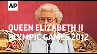 Queen Elizabeth II wishes sucess to the Olympic Games before opening ceremony [upl. by O'Neill]