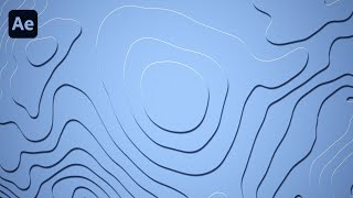 Create Stylized Topography from Real World Elevation Data🌏Adobe After Effects Tutorial [upl. by Sorensen]