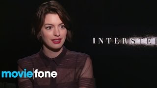 Interstellar  Anne Hathaway Interview [upl. by Lucilia324]