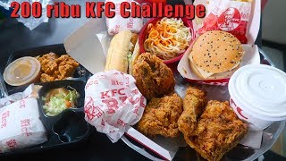 100000 Subscribers KFC Bucket O Chicken Food Challenge [upl. by Fairbanks348]