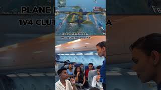 Plane ke Ander 1VS4 KR DIYA shortsfeed shortlive shortsviral shortsbgmi pubgmobile bgmishorts [upl. by Otrebide]