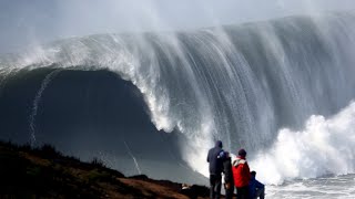 8 or 80  Surfing the Monster Wave in Nazaré  Big Wave Trailer [upl. by Middlesworth97]