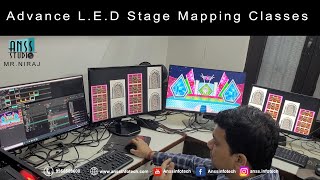 Advance LED Stage Mapping  Creating Custom Maps with resolume  Anss Infotech  MrNiraj 9958589600 [upl. by Attenahs598]