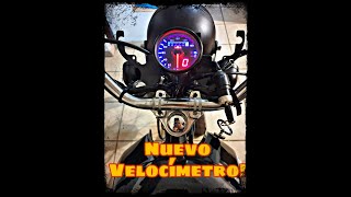 Instalar nuevo velocímetro a italika cafe racer tacometro de chicote [upl. by Duaner]