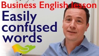 English vocabulary lesson easily confused words [upl. by Onifur]