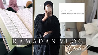 RAMADAN VLOG WEEK 2  Masjid Hopping Late Night Reflections Skincare Routine Dollhouse Tour [upl. by Bust]