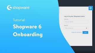 EN Shopware 6 User Onboarding  Overview of the admin 18 [upl. by Ilohcin]