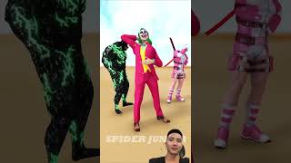 Who is stronger Spiderman x joker x Venom x Deadpool  Marvel Animation spiderman shorts [upl. by Roxine579]