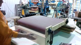 Drum Sander Conveyor [upl. by Newby900]