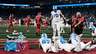 Lions vs Texans Condensed Replay  Week 10 [upl. by Furlong]