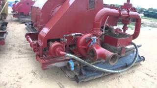 EMSCO Triplex Mud Pump [upl. by Sosthina263]