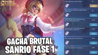 TEST POLA BINGO DAN TEST DROP RATE SANRIO CHARACTERS FASE 1  MOBILE LEGENDS [upl. by Calvina]