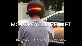 Motorcycle Helmet LED Light [upl. by Rhonda]