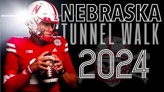 Nebraska Tunnel Walk 2024  versus UTEP [upl. by Yerffoej]