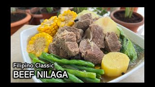 Paano magluto ng simply pero masarap na Nilagang Baka  BEEF NILA RECIPE [upl. by Amle]