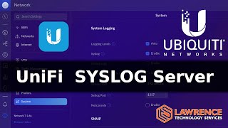 How to Send Unifi Logs to a Syslog Server [upl. by Ahsineb175]