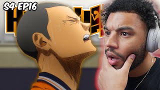 TANAKA LOCK IN   Haikyuu Season 4 Episode 16 Reaction [upl. by Akimak]