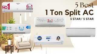 5 Best 1 ton Split AC  Best Air Conditioners In India In 2024  Split AC Under Rs 30000 [upl. by Adigun]