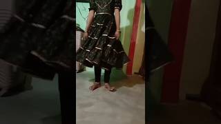 4 Frill layer frock cutting and stitching shorts video [upl. by Neenad]