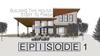 Building A House Start To Finish  Episode 1 Site Prep and Digging Footings [upl. by Eixid]